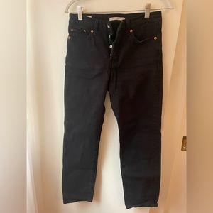 Levi's Midnight Black Straight Leg Pants